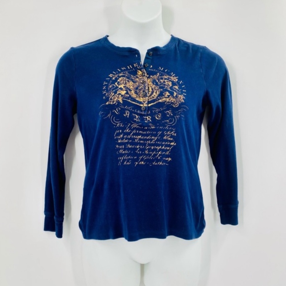 LAUREN RALPH LAUREN Long Sleeve Top 0137